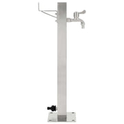 Fontanella a Colonna in Acciaio Inossidabile Quadrata 65 cm 45454