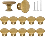 12x Viti vintage in ottone, maniglie per armadietti da cucina 30 mm