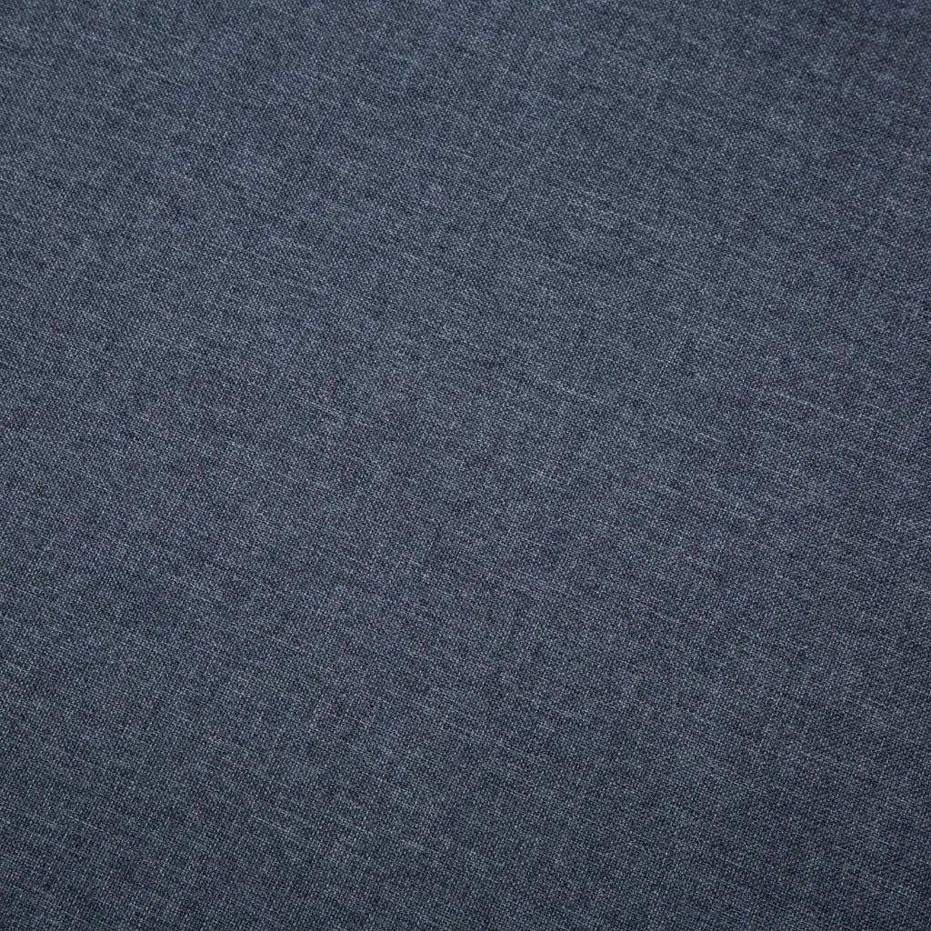 Divano a L Imbottito in Tessuto 186x136x79 cm Grigio Scuro cod mxl 19138