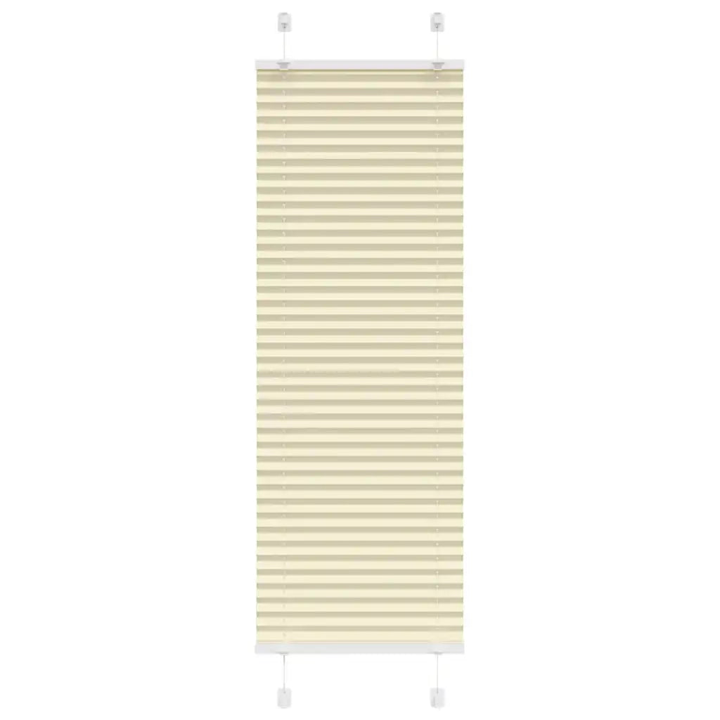 Tenda Plissettata Crema 50x100 cm Larghezza Tessuto 49,4 cm