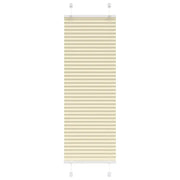Tenda Plissettata Crema 50x100 cm Larghezza Tessuto 49,4 cm