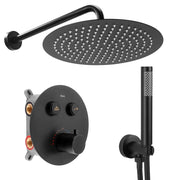 Set Doccia Da Incasso Rea Lungo Black Matt Box