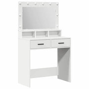 Toeletta | Tavolo da Trucco Bianco 79 x 41 x 135 cm Legno multistrato