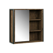 Vicco Specchio contenitore bagno Quercia/nero 62.2 x 62.5 cm con 1 porta a specchio