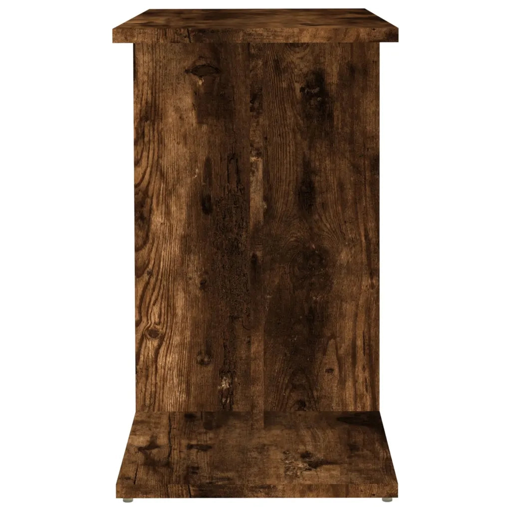 Tavolino da Salotto-Tavolino da soggiorno-Tavolo Rovere Fumo 50x30x50cm Legno Multistrato