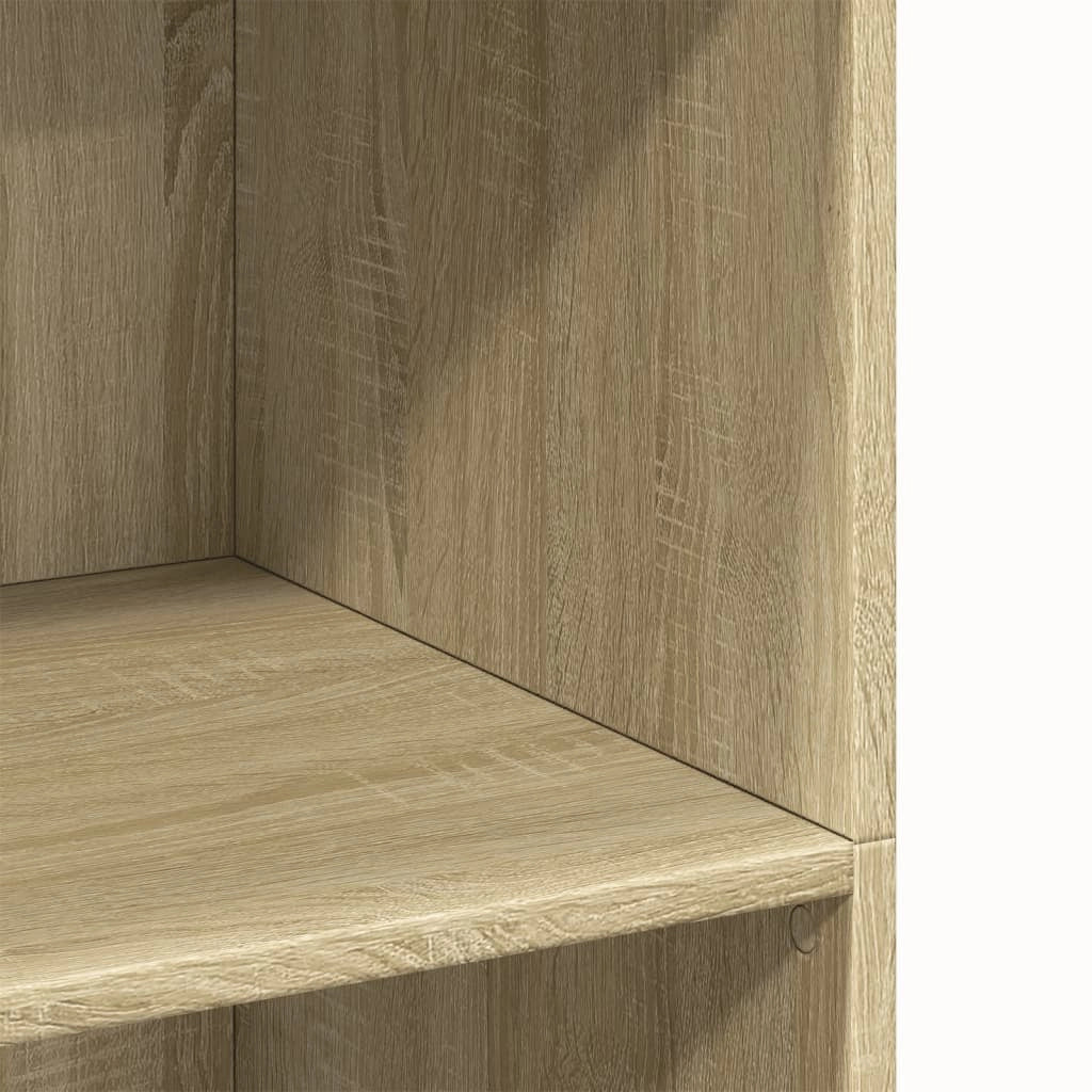 Buffet credenza cassettiera armadio mobile contenitore organizer cucina soggiorno salotto rovere Sonoma alto 70 x 41 x 124 cm legno ingegnerizzato marrone 02_0034201