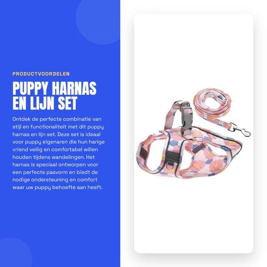 Cinturone e Kit di Cinturazione per Cani - Sicuro e Comodo - Rosa - Strisce Riflettenti - Adatto per Cani - Modello M