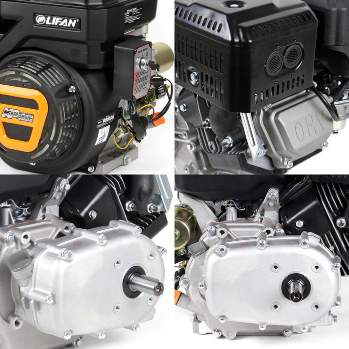 LIFAN KP460-RE Motore a benzina 22mm 16,3 CV a 1 cilindro per piastre vibranti e macchine edili