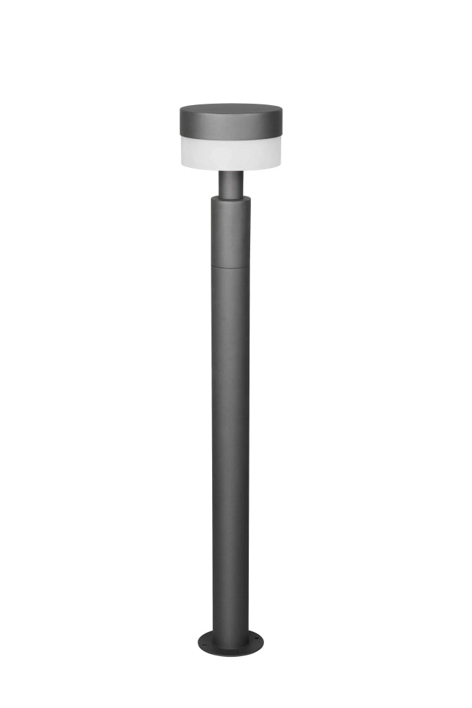 Palo alto da esterno LED, alluminio, antracite, H 95 cm, Mackenzie