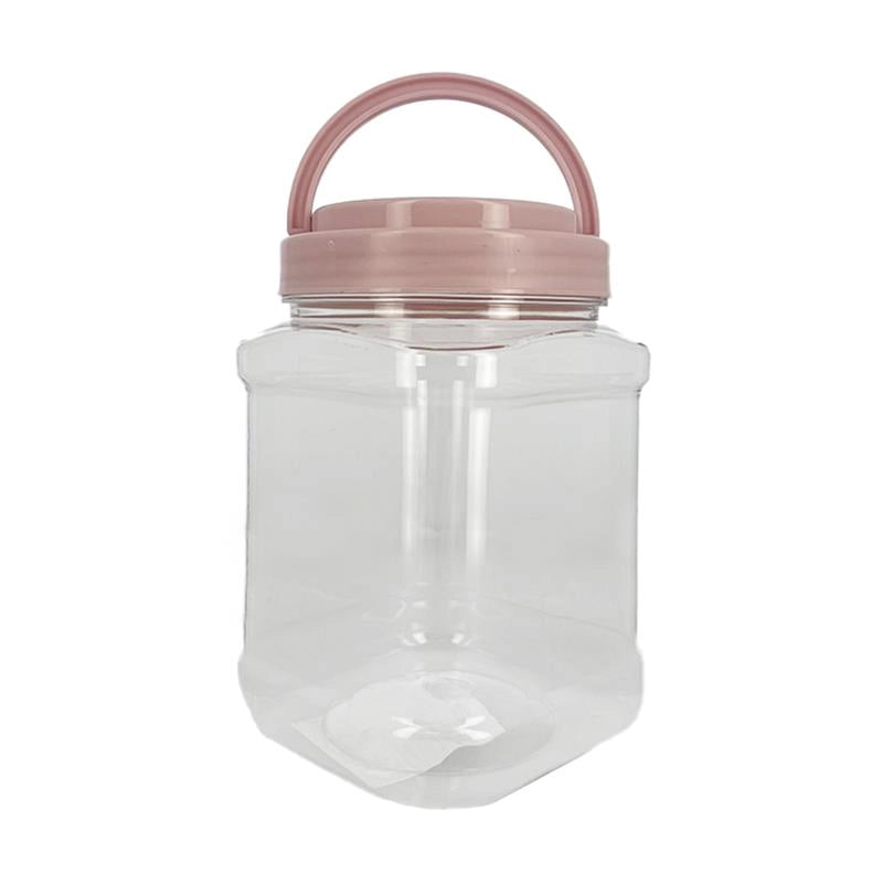 BARATTOLO CLASSICO CON TAPPO E MANICO SALVASPAZIO MULTIUSOIN PLASTICA COLORI ASSORTITI 1000 ML