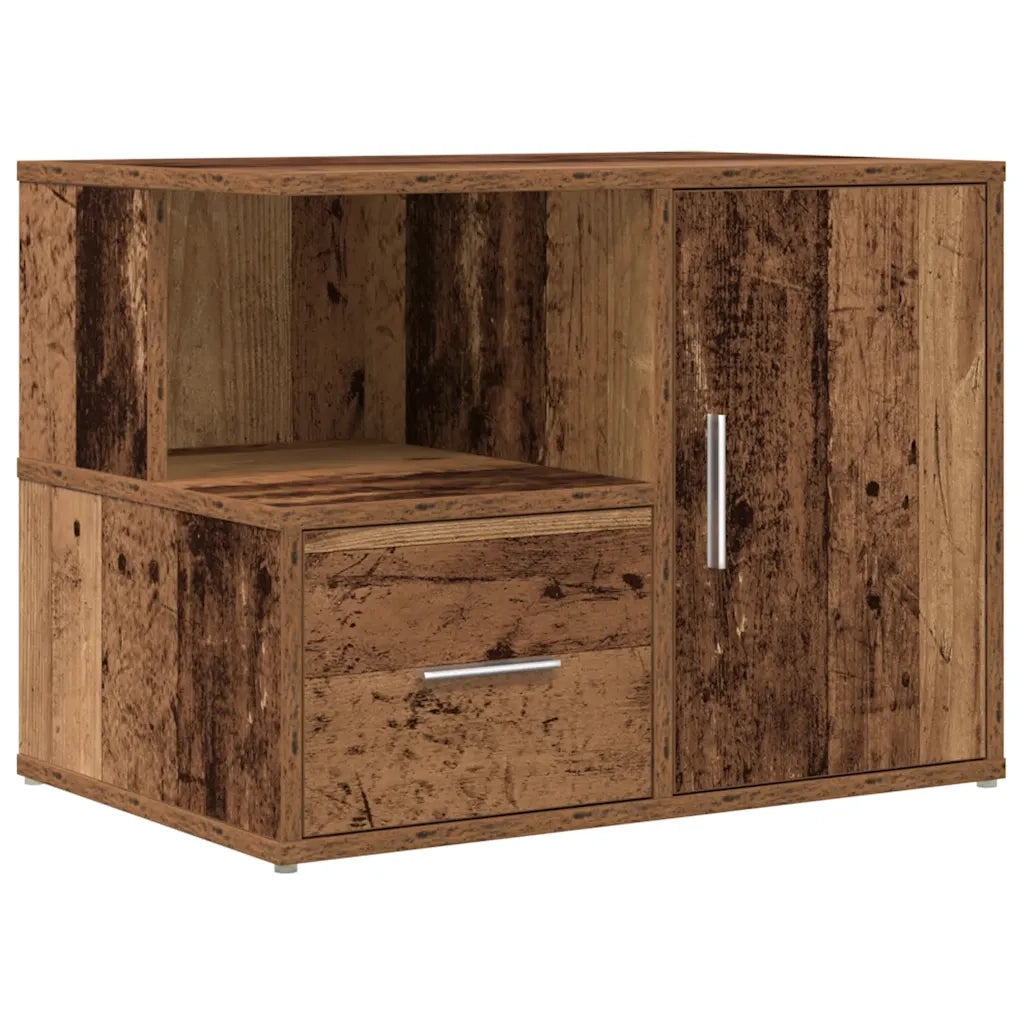Mobile Angolare Legno Antico 160x40x45 cm in Truciolato