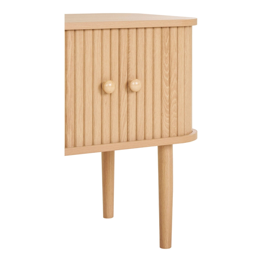 Comodino Nikko, Marrone, MDF, 45x40x50,5 cm