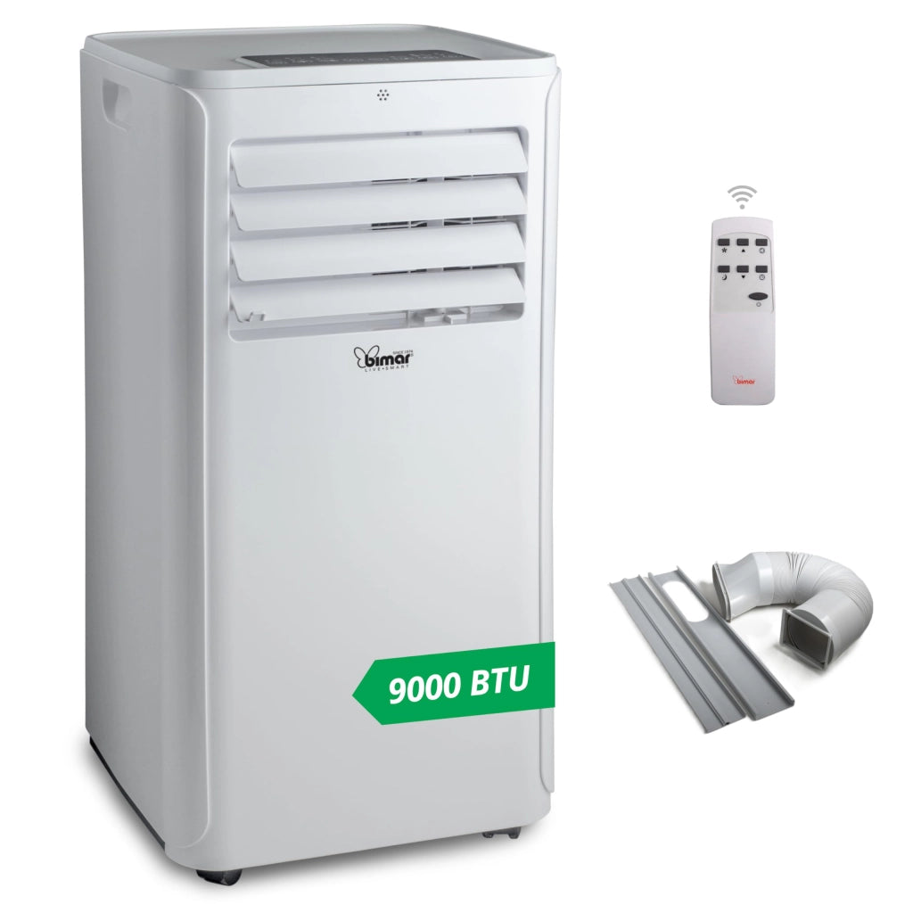 Bimar INB-CP521 Condizionatore d'Aria Portatile 9000 BTU/h, Classe Energetica A, con Telecomando