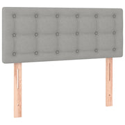Testiera | Testata Grigio Chiaro 80x5x78/88 cm in Tessuto