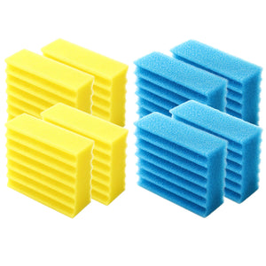 Set completo di spugne filtranti grana grossa e fine per filtri laghetto CBF-350B e CBF-550