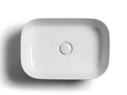Lavabo da appoggio 18.00 - Happy Hour Slim - Hatria Colori Hatria Sanitari: Terre di Siena lucido