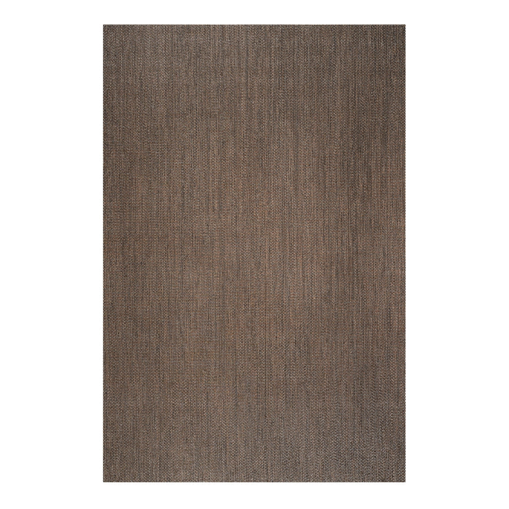 Tappeto vinilico di alta qualità marrone scuro liscio 60x90
