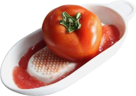 Stampa alimentare destro con pestello di gomma in ceramica, stampa a mano di frutta e verdura, pestello di gomma in ceramica con setole di gomma.