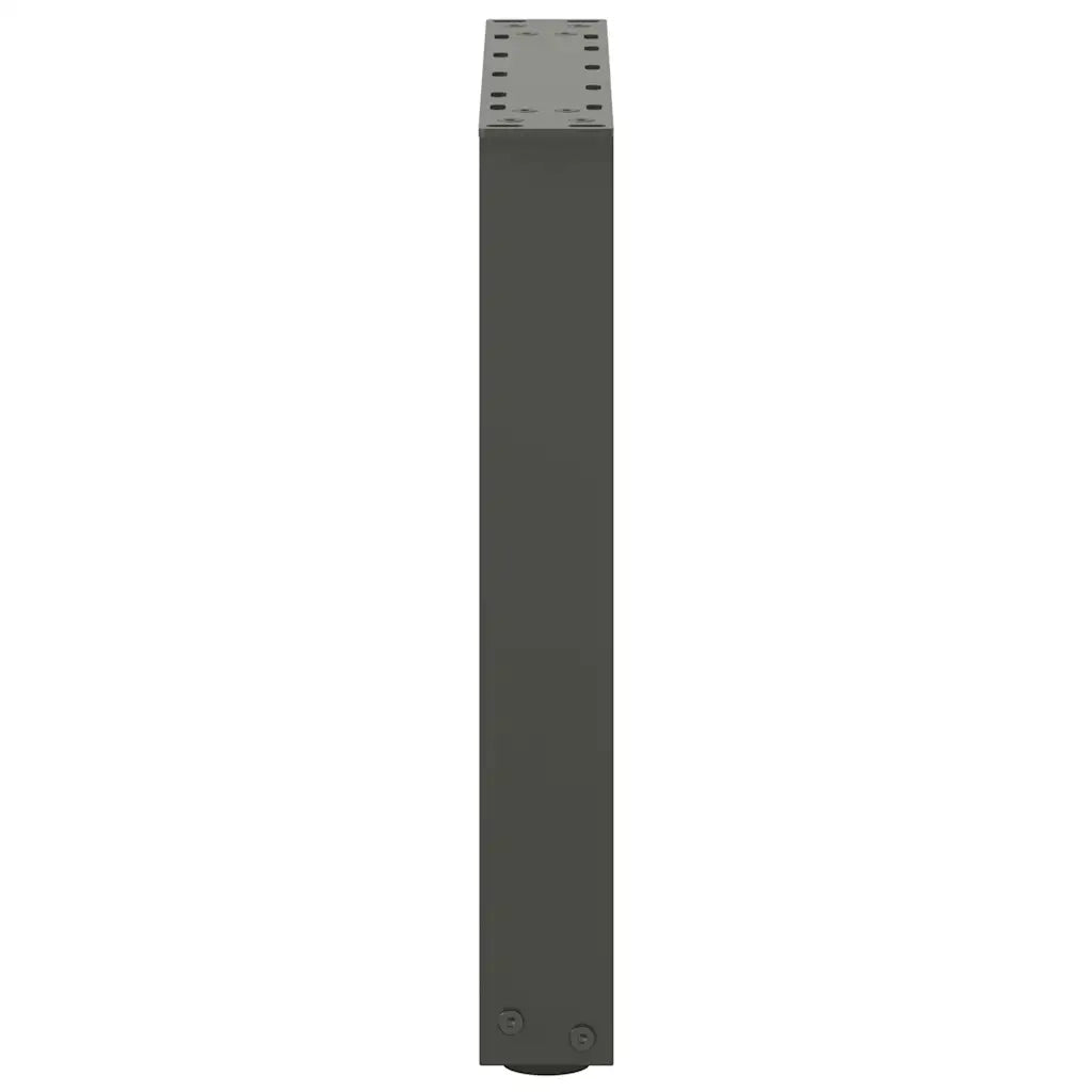 Gambe per Tavolino da Caffè a Forma di U 2 pz Antracite 28x(42-43) cm Acciaio 4013150