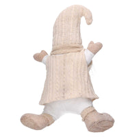 Gnomo tessuto crema cm 25x13xh38
