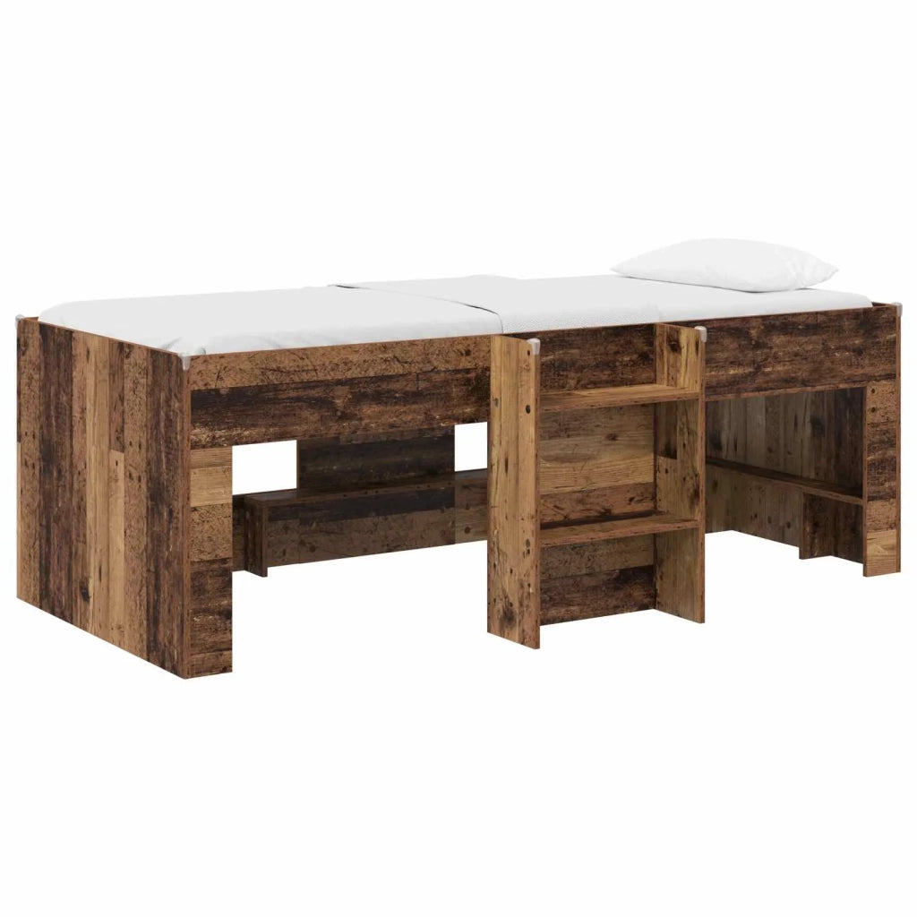 Letto Alto per Bambini 2 pcs Legno antico 203 x 101,1 x 68,5 cm 3422553