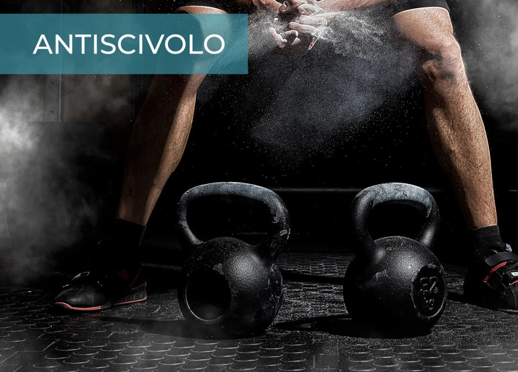 Tappeto Rivestimento Pavimento Gommato PVC Con Bolle Colore Nero Bollato - 100x700 - Floor Nero