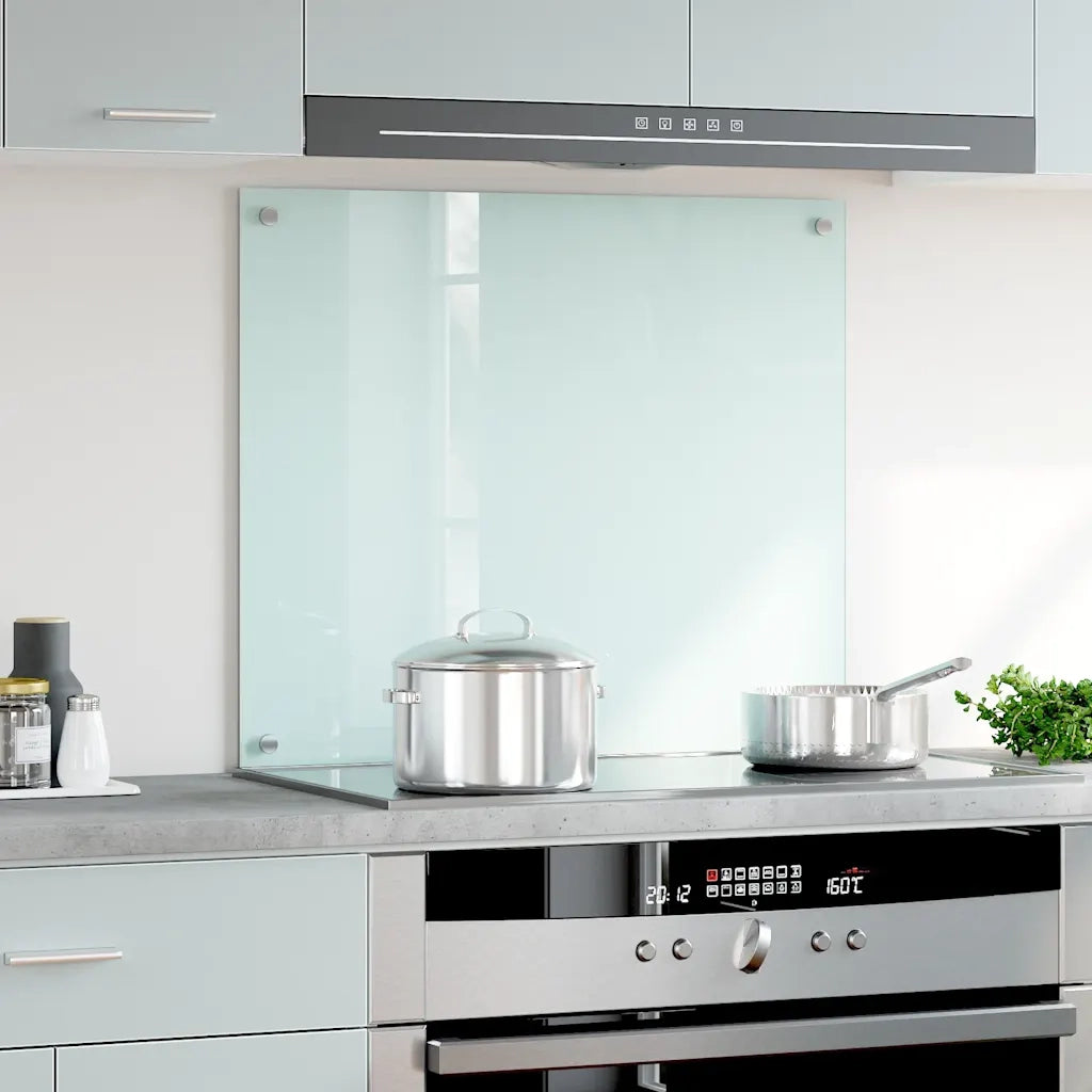 Paraschizzi per Cucina Bianco 70x60 cm in Vetro Temperatocod mxl 73072
