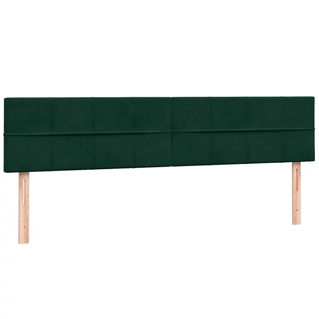 Giroletto a Molle con Materasso Verde Scuro 180x220 cm Velluto 3318168