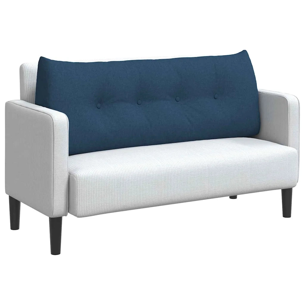 Cuscino per Schiena Blu 120 x 24 x 50 cm Tessuto