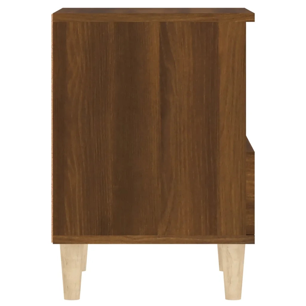 Comodini 2 pz-Set di 2 Tavolino da notte Rovere Marrone 40x35x50 cm 141847