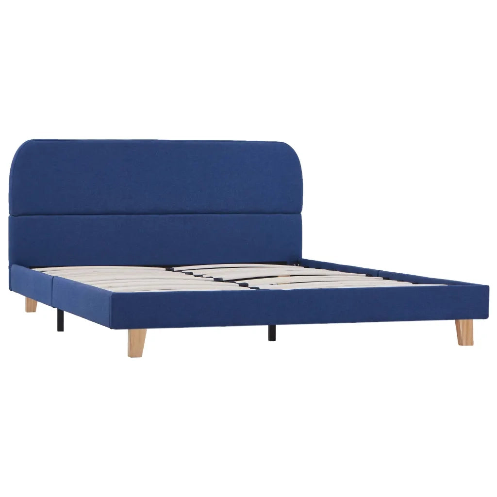 Giroletto senza Materasso Blu 140x200 cm in Tessuto 280878