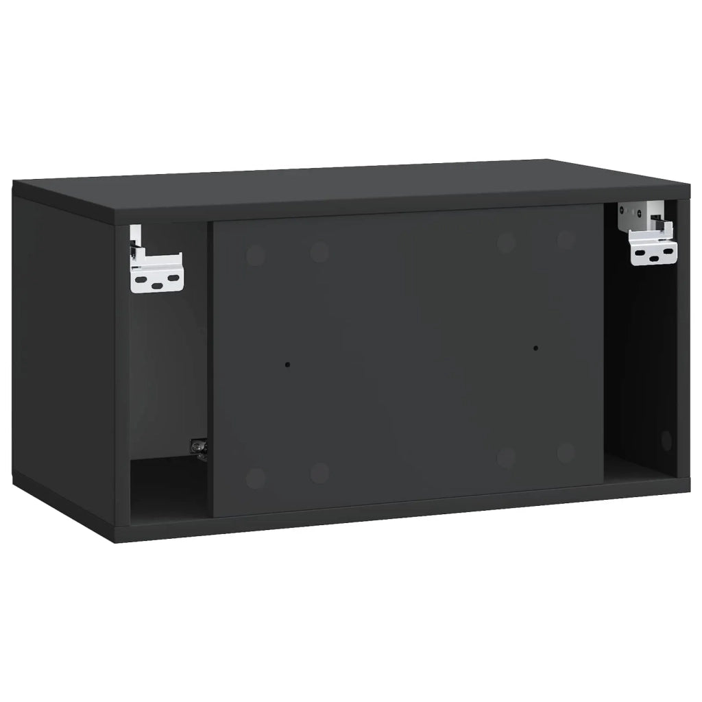 Mobile Porta TV da Muro 59,5 x 31 x 30 cm Nero 899216