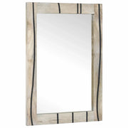 Specchio da bagno Rettangolare Bianco 50 x 2,5 x 70 cm 4018003
