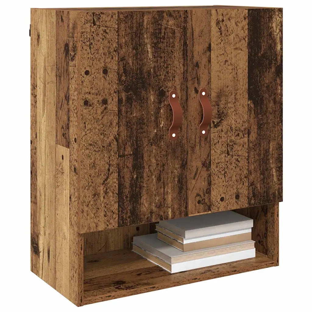 Armadietto a Muro | Mobile a Parete Legno antico 60 x 31 x 70 cm