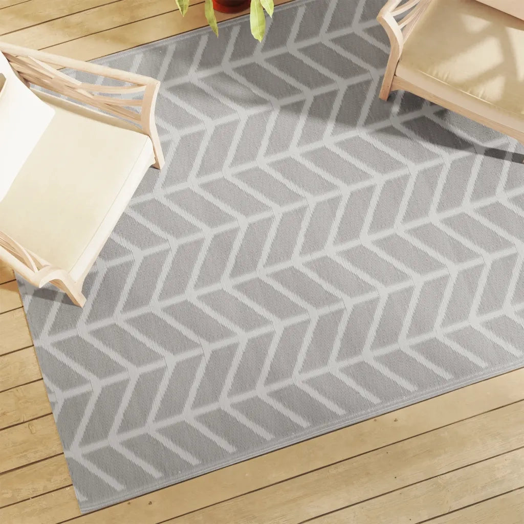 Tappeto da Esterni ARAKIL Grigio 160x230 cm in PP CFW6946695