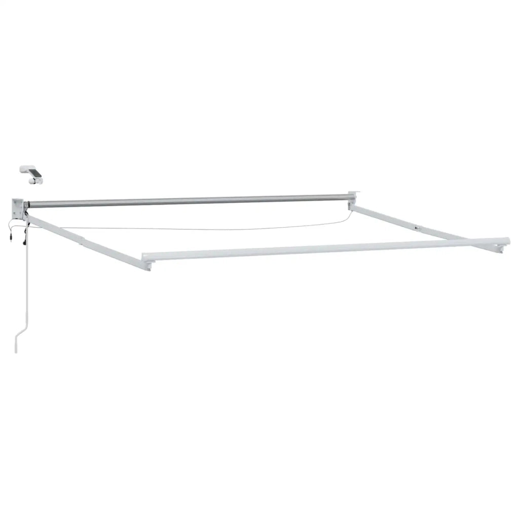Tettuccio Elettrico Retrattile Blu e Bianco 3,5 x 2,5 m 3419607