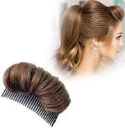 Accessori per capelli - Volume e densità - Piastra per capelli in silicone - Accessori per capelli per donne - Strumento per lo styling dei capelli - Finta parrucca - Aumenta il volume - Tinta leggermente marrone - Accessorio per capelli