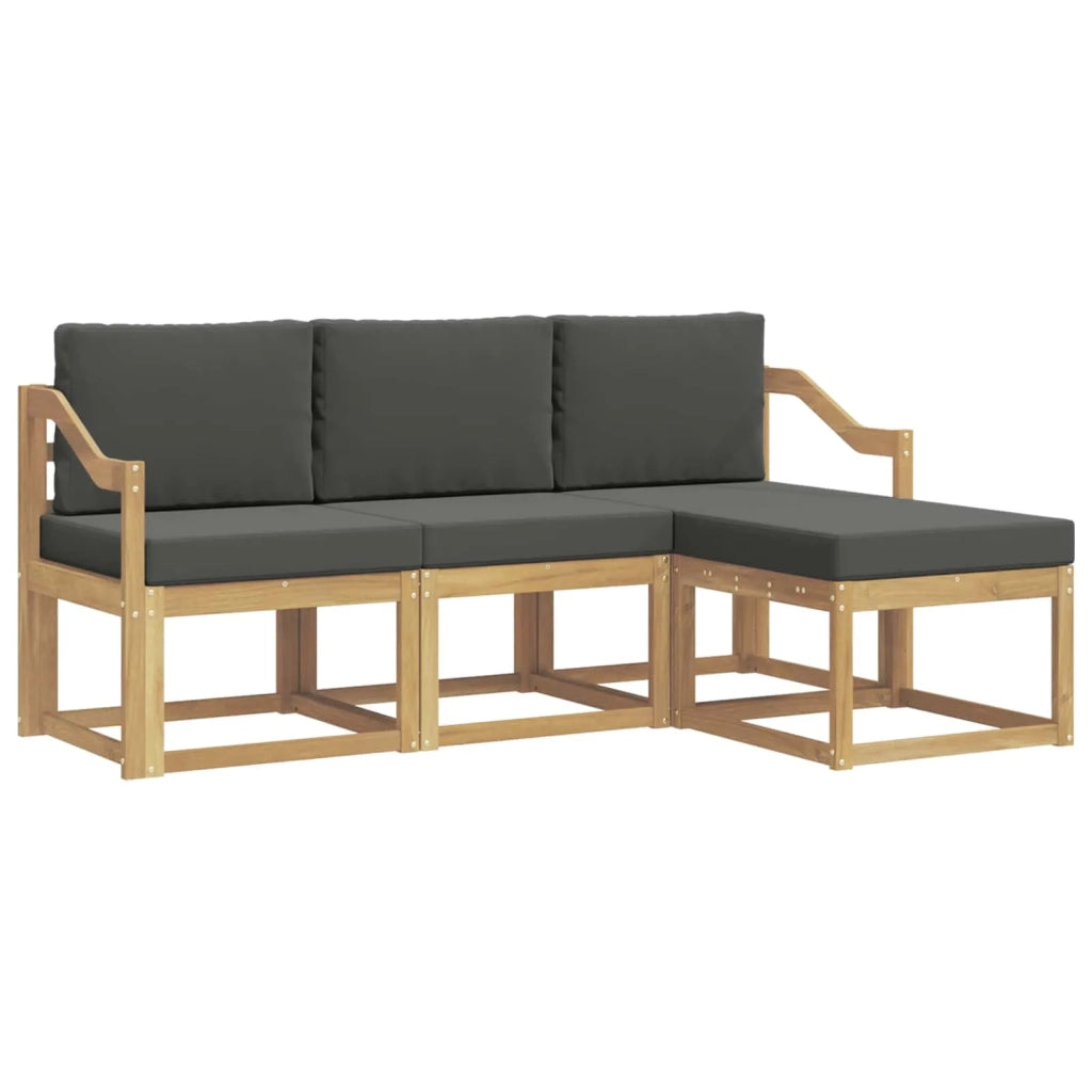 Set di divani da esterno 4 pz 3387471