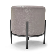 BONN LETHERETTE - Pouf piccolo tondo in letherette