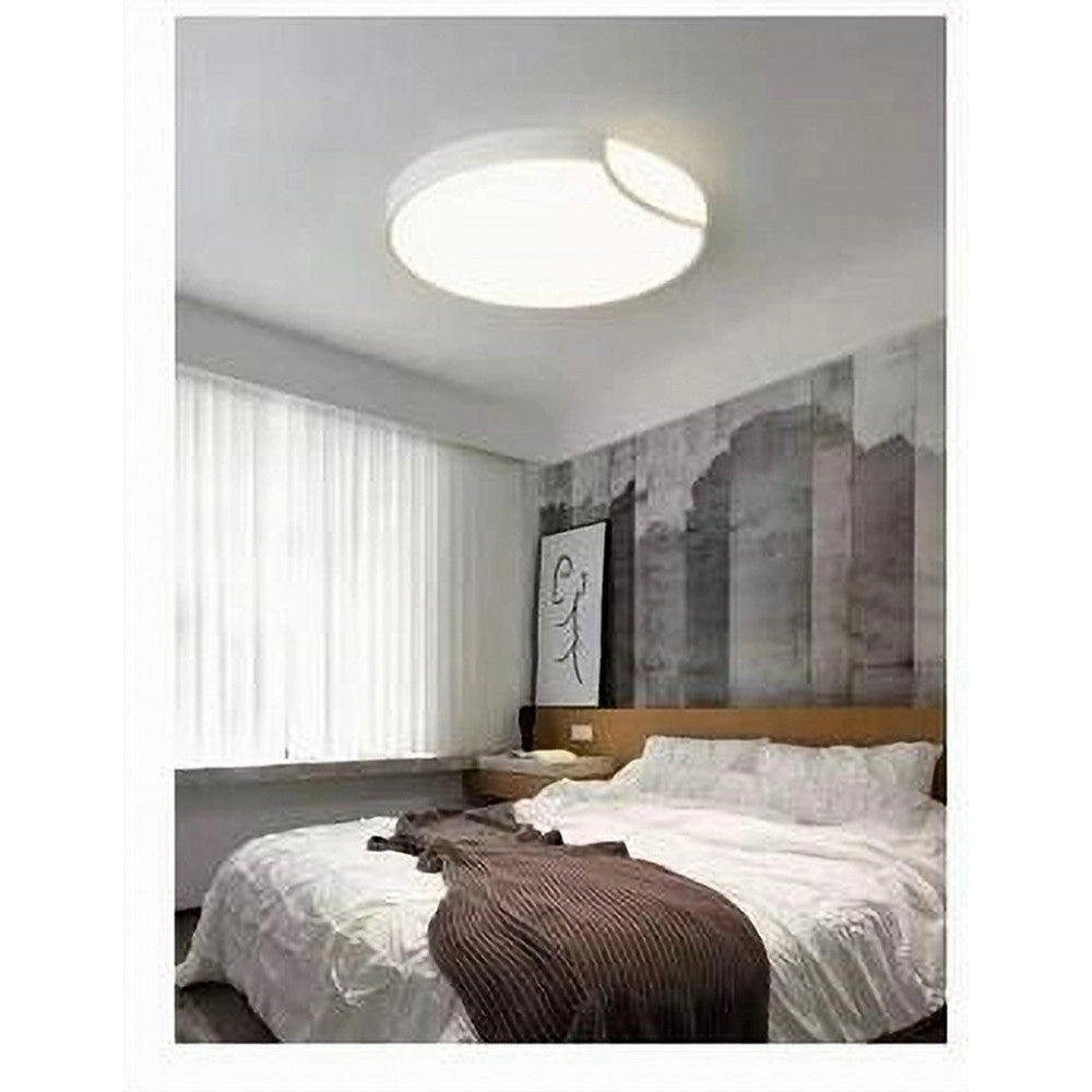 Trade Shop - Plafoniera Led Cerchio 34w Soffitto Circolare Bianco Moderno Luce Naturale 50132 -