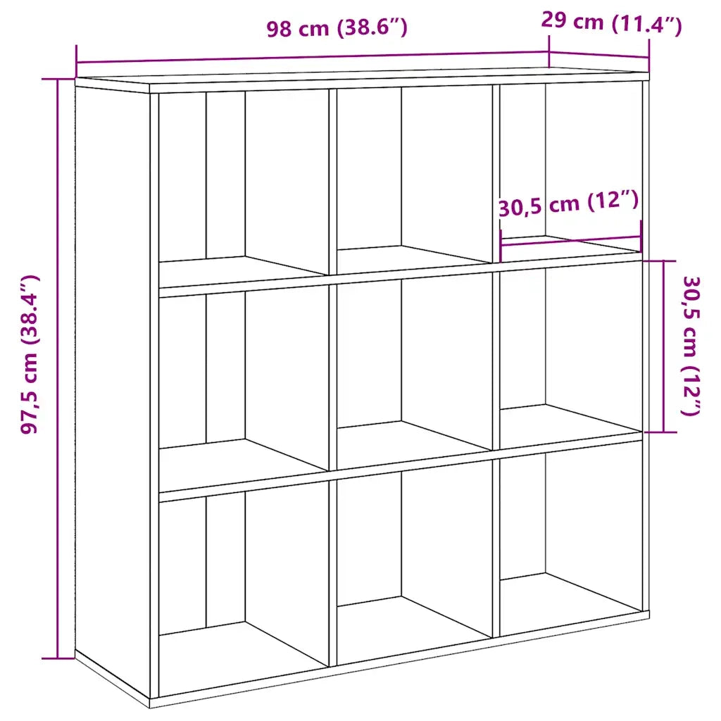 Libreria Rovere Artigianale 98x29x97,5 cm