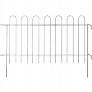 Recinzione da giardino KADAX, recinzione in metallo, bordura a palizzata per giardino, 99 x 70 cm