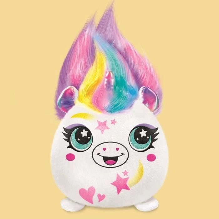 Canal Toys - Peluche Airbrush - Peluche Squishy Hair'iffic da modellare e decorare con spray elettronico, pennarelli, -AIR 040- casuale