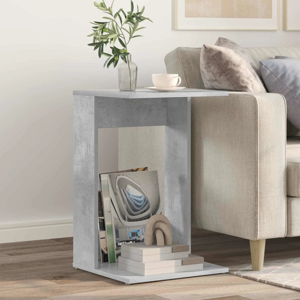 Tavolo laterale Grigio cemento 40 x 38 x 62,5 cm 8000367