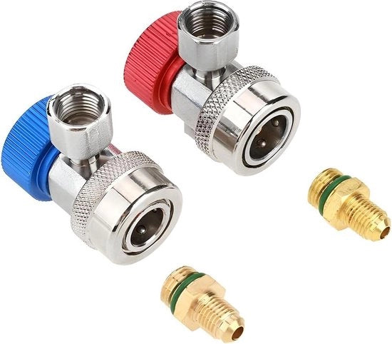 Serraggi AC R134A alta adattatore - Connettori per climatizzazione - R134A AC alta pressione - 2 pezzi.