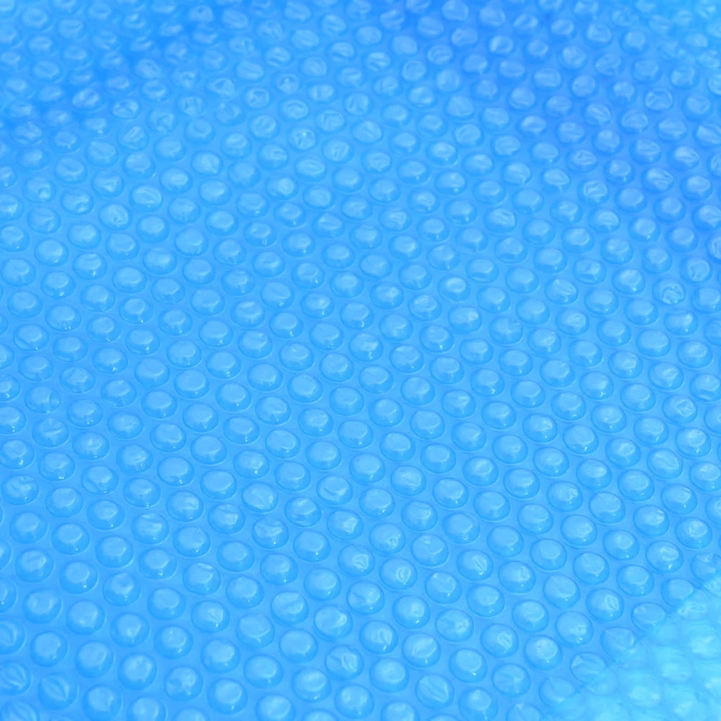 Pellicola Galleggiante Solare PE Rotonda 455 cm per Piscina Blu 90346