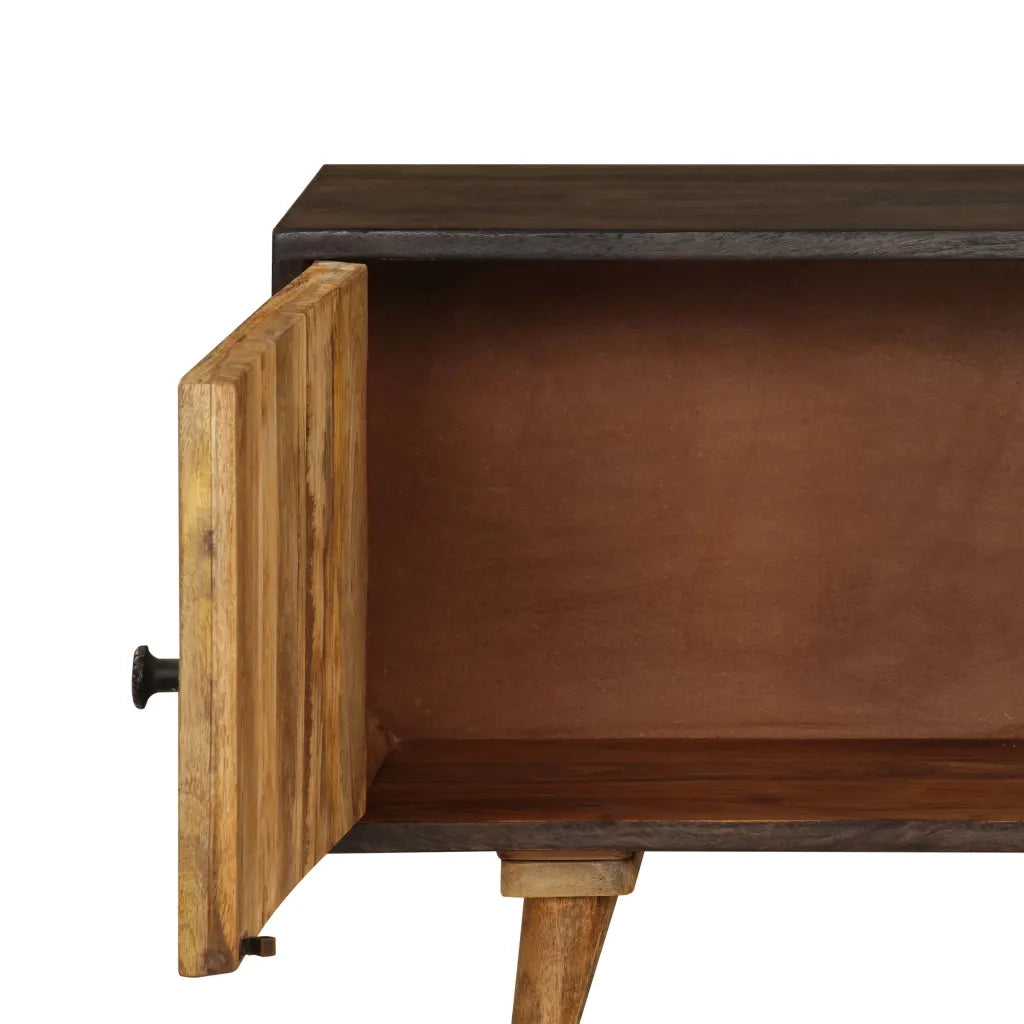 Mobile Porta TV in Legno Massello di Mango 140x30x45 cm 246162