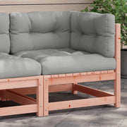 Divano Angolare da Giardino con Cuscini-Sofa da Giardino-Divanetto da esterno Legno Massello Douglas