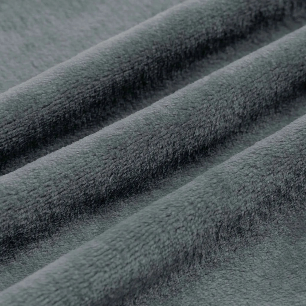 Coperte da Pile 6 pcs Grigio scuro 150 x 200 cm Panno 42016798