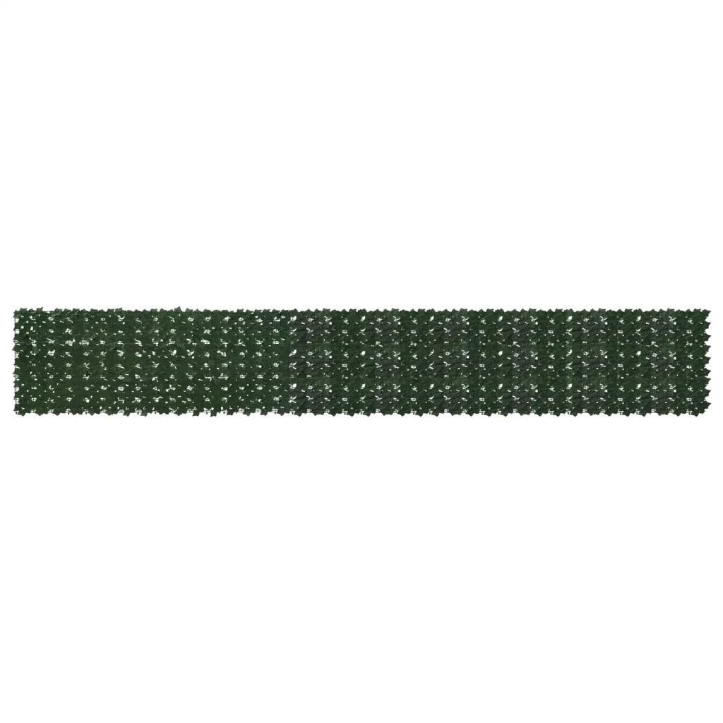 Schermo per balcone con foglie Verde Scuro 500 x 75 cm
